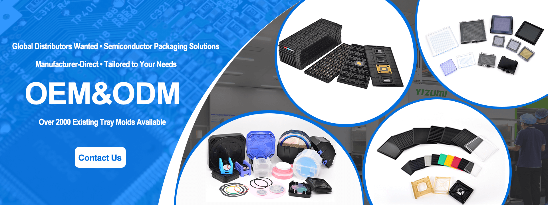 QUALITÄT Behälter JEDEC IC Fabrik