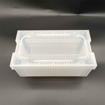 kaufen Durchsichtige rechteckige Waferträgerkiste 3 Zoll Waferkassette online manufacture