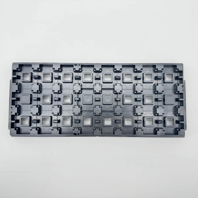 kaufen Schwarze, benutzerdefinierte Jedec-Matrix-Träger, Warpage weniger als 0,76 mm Halbleiterverpackung online manufacture