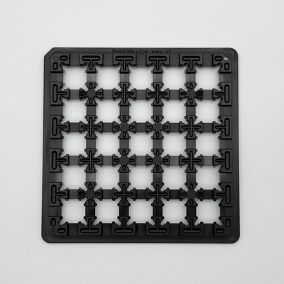 kaufen Unterstützung von kundenspezifischen Dienstleistungen Dauerhafte IC-Chip-Tray für elektronische Komponenten Verpackung ESD Waffle Pack online manufacture