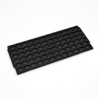 kaufen Schwarze PSA Feuchtigkeitsbeständige Antistatische JEDEC-Tray für die hochpräzise IC-Lagerung online manufacture