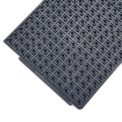 kaufen Custom JEDEC Tray mit 360 PCS Kapazität, 1.0x10E4 ~ 1.0x10E11Ω Oberflächenwiderstand und uneingeschränktem Innenarchitektur Online-Herstellung