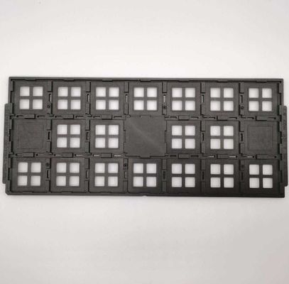 kaufen Schwarze ESD Jedec Matrix-Plastikbehälter SGS für elektronische Produkte online manufacture