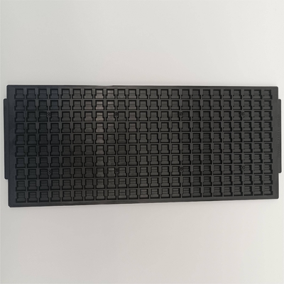 Ein guter Preis. Schwarze Matrix-Plastikbehälter Eco ISO 9001 freundlich für IC-Komponente Online