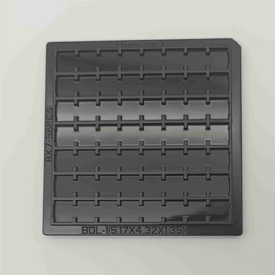 Ein guter Preis. 56PCS fertigte schwarzen die 2 Zoll-Waffel-Satz mit zusammenpassendem Deckel besonders an Online