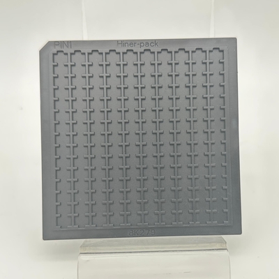 Ein guter Preis. Dauerhafte Chamfer IC Chip Tray Anti-statische und hochdichte Waffel Packung in der Halbleiterindustrie verwendet Online
