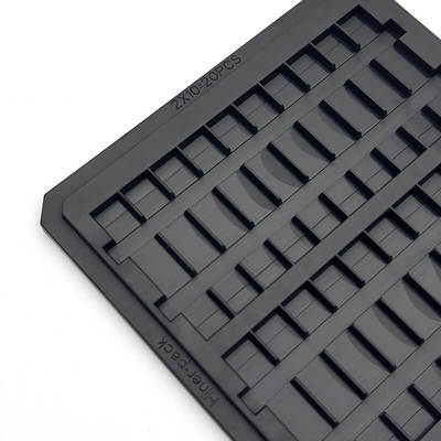 Ein guter Preis. Precision Molded Conductive PC Waffle Pack Chip Tray for Semiconductor Die Storage Online