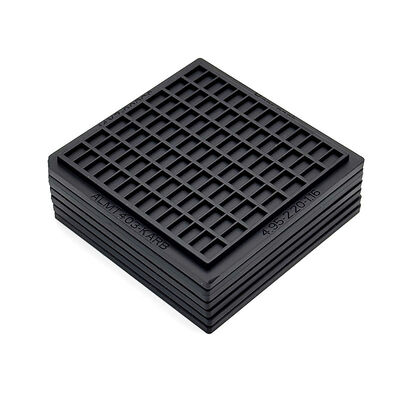 Ein guter Preis. Stapelbare 2x2 Zoll Waffelpack-Chip-Schalen mit sicherem Deckel und Clipsystem Online