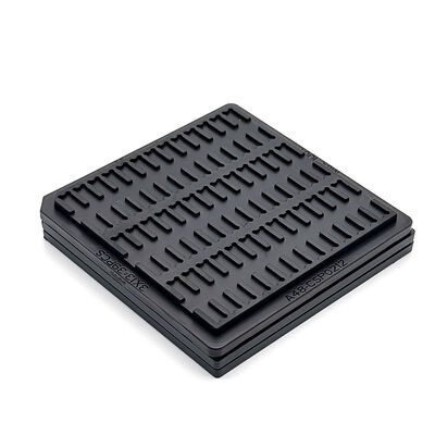 Ein guter Preis. Wiederverwendbare ESD-sichere Waffelpack-Chip-Trays mit anpassbarer Kavitätengröße zum Schutz von Halbleiter-ICs Online