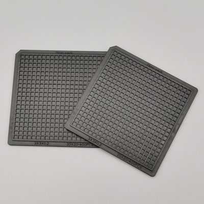 ROHS Schwarz Stabile Flächigkeit PC 2 Zoll und 4 Zoll Waffle Pack Chip Trays für elektronische Strich