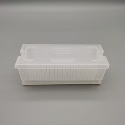 Ein guter Preis. 2 Presse-Art des Zoll-rechteckige Siliziumscheibe-Kasten-25PCS recyclebar Online
