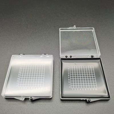 Ein guter Preis. Dauerhaftes antistatisches Gel-klebriges Kasten-Schwarz-untere transparente Farbe Online